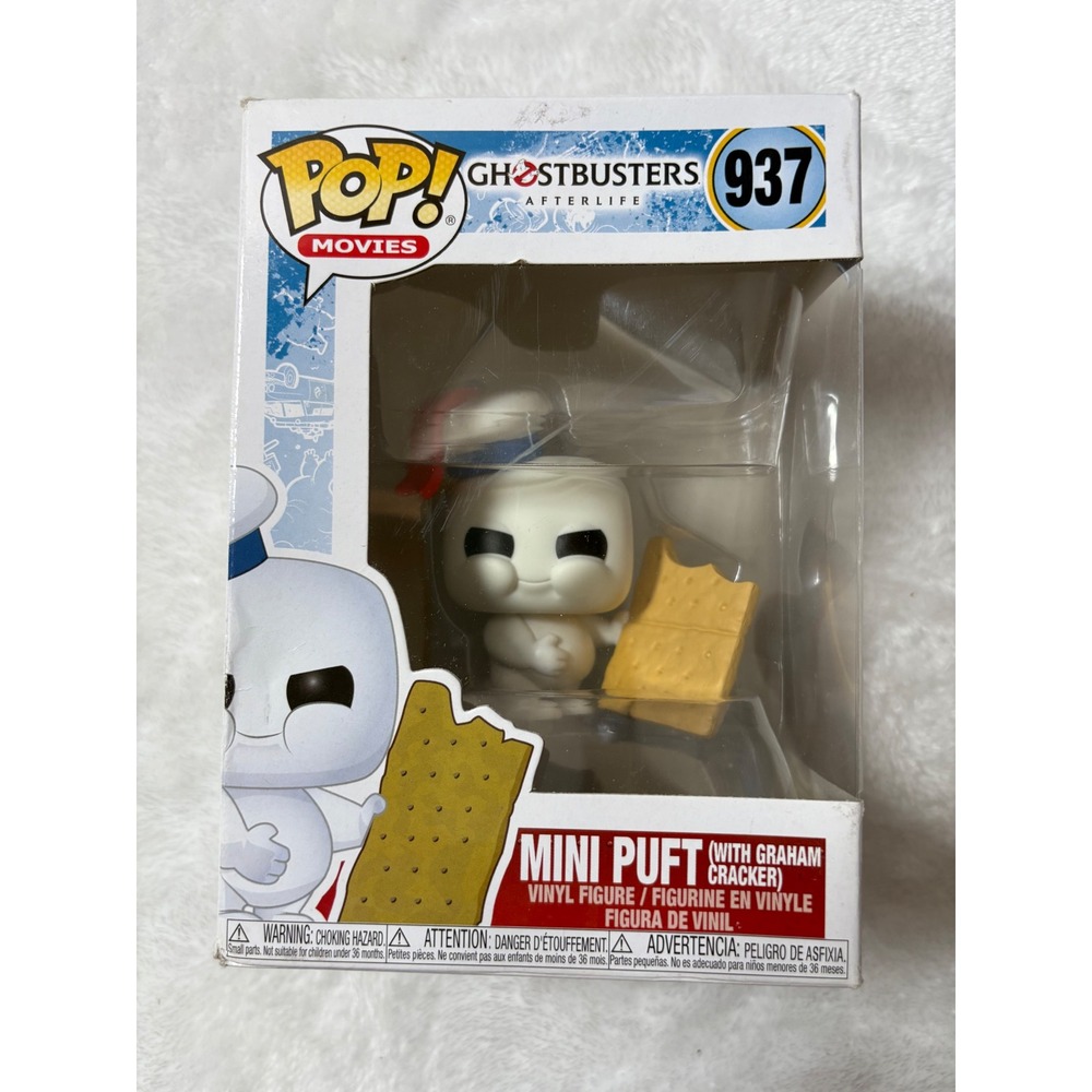 Funko Pop Ghostbusters Afterlife Mini Puft with‎ Graham Cracker 937 Vinyl Figure